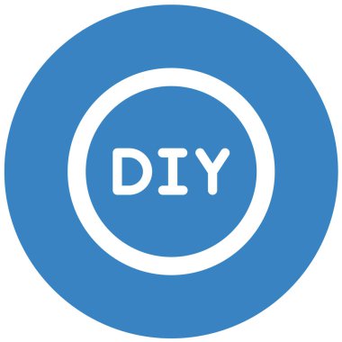 Diy Vektör Simgesi Tasarım Çizimi