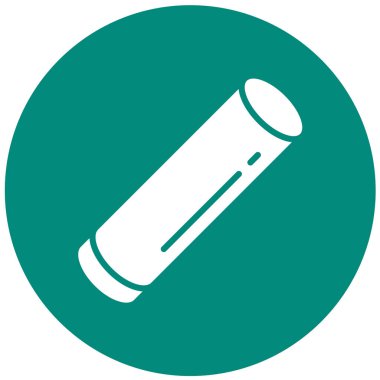 Tebeşir Vektörü Simgesi Tasarım İllüstrasyonu