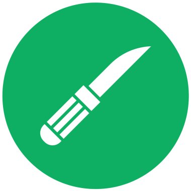 Oyma Vektörü Simgesi Tasarım İllüstrasyonu