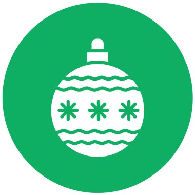 Noel Topu Vektör Simgesi Tasarım İllüstrasyonu