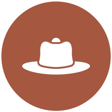 Şapka Vektörü Simgesi Tasarım İllüstrasyonu