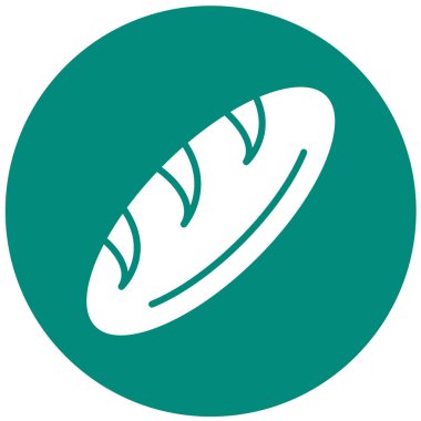 Ekmek Vektörü Simgesi Tasarım İllüstrasyonu