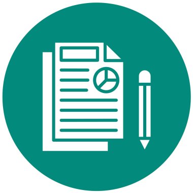 Infographic Vektör Simgesi Tasarım İllüstrasyonu