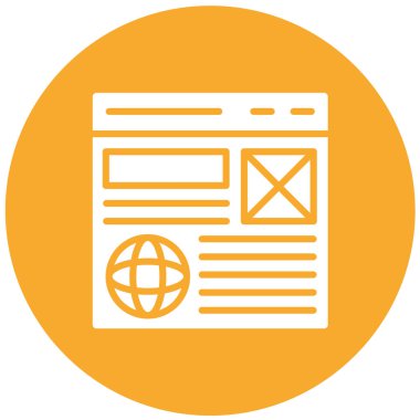 Tel çerçeve Vektör Simgesi Tasarım İllüstrasyonu