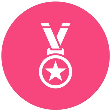 Madalya vektör tasarım illüstrasyonu