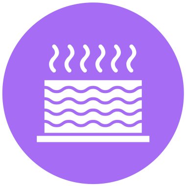 Sıcak Su Vektörü Simgesi Tasarım Çizimi