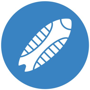 Bodyboard Vektör Simgesi Tasarım İllüstrasyonu