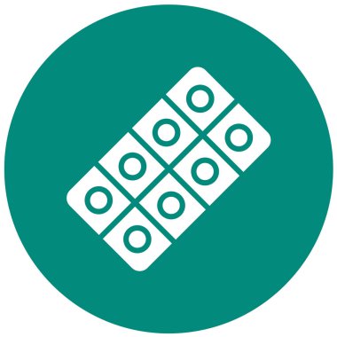 Haplar Vektör Simgesi Tasarım İllüstrasyonu