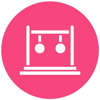 Jimnastik Vektör Simgesi Tasarım İllüstrasyonu