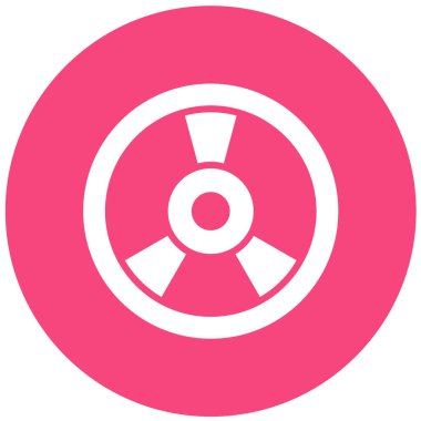 Ağırlık Tabağı Vektör Simgesi Tasarım İllüstrasyonu