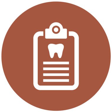 Diş Denetim Vektörü Simgesi Tasarım İllüstrasyonu