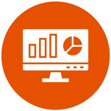 Web Analizi Vektör Simgesi Tasarım İllüstrasyonu