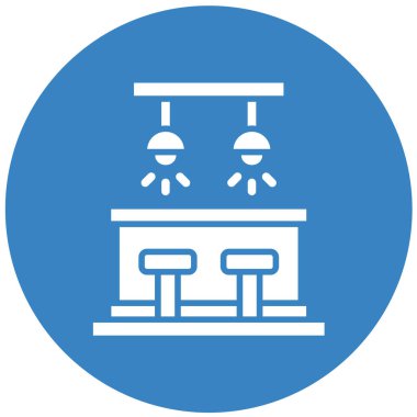 Çubuk Sayaç Vektör Simgesi Tasarım İllüstrasyonu