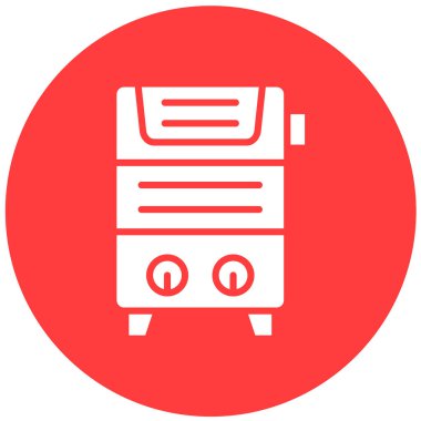 Su Isıtıcısı Vektör Simgesi Tasarım İllüstrasyonu