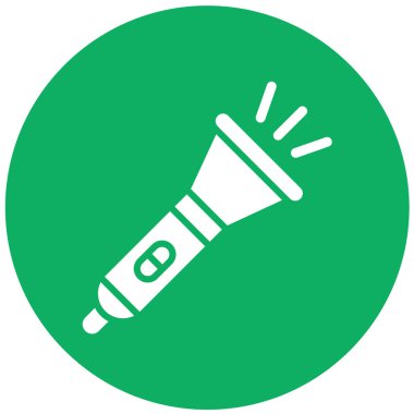 El feneri Vektörü Simgesi Tasarım Çizimi