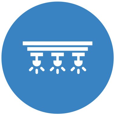 Spotlights Vektör Simgesi Tasarım Çizimi