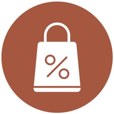 Alışveriş Torbası Vektör Simgesi Tasarım Çizimi