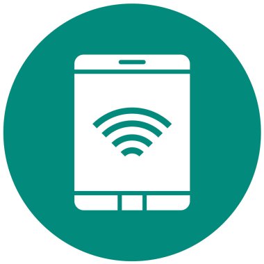 Tablet Vektör Simgesi Tasarım İllüstrasyonu