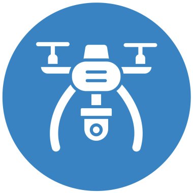 Drone Vektör Simgesi Tasarım İllüstrasyonu