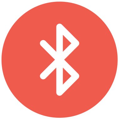 Bluetooth Vektör Simgesi Tasarım İllüstrasyonu