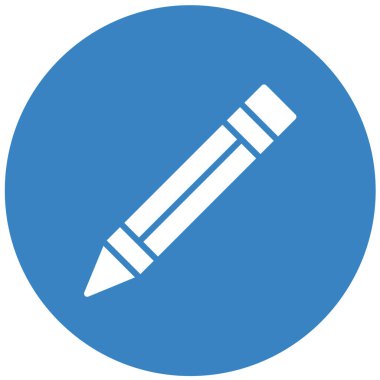 Kalem Vektörü Simgesi Tasarım İllüstrasyonu