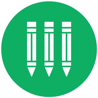 Kalem Vektörü Simgesi Tasarım Çizimi