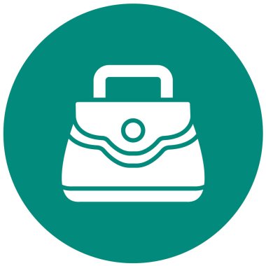 Çanta Vektörü Simgesi Tasarım İllüstrasyonu