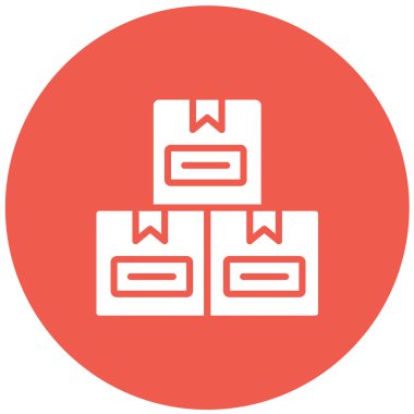 Kutu Vektörü Simgesi Tasarım İllüstrasyonu