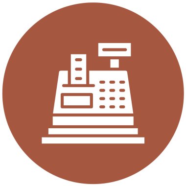 Para sayacı Vektör Simgesi Tasarım İllüstrasyonu