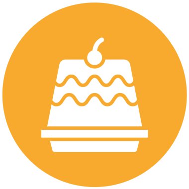 Pastane Vektör Simgesi Tasarım İllüstrasyonu