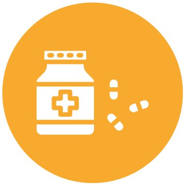 Uyku Hapları Vektör Simgesi Tasarım İllüstrasyonu