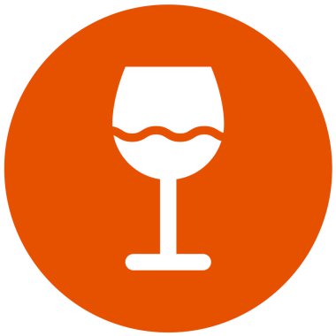 Cam Vektör Simgesi Tasarım İllüstrasyonu