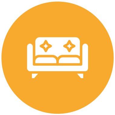 Koltuk Vektörü Simgesi Tasarım İllüstrasyonu