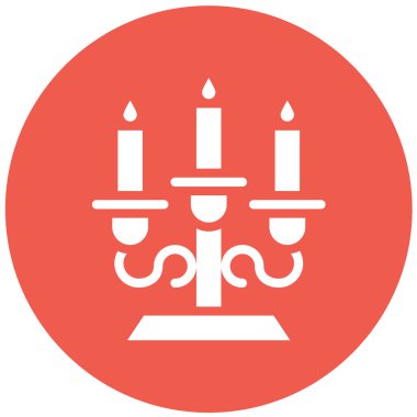 Mum Boyası Vektör Simgesi Tasarım İllüstrasyonu