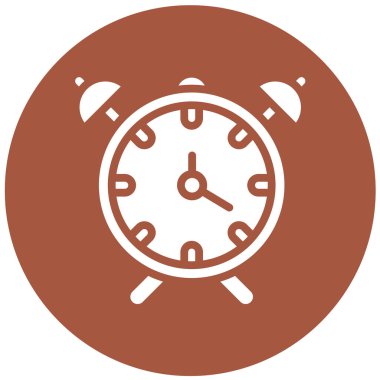 Alarm Vektörü Simgesi Tasarım İllüstrasyonu