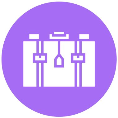 Çanta Vektör Simgesi Tasarım İllüstrasyonu