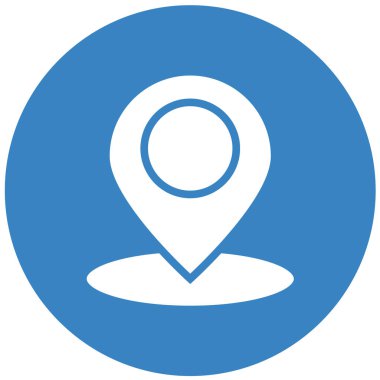 Gps Vektör Simgesi Tasarım İllüstrasyonu