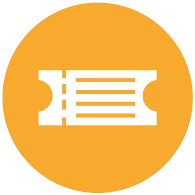 Uçak bileti Vektör Simgesi Tasarım İllüstrasyonu