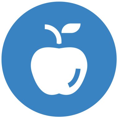 Apple Vektör Simgesi Tasarım İllüstrasyonu