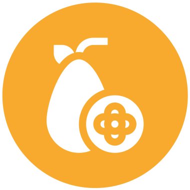 Kumquat Vektör Simgesi Tasarım İllüstrasyonu