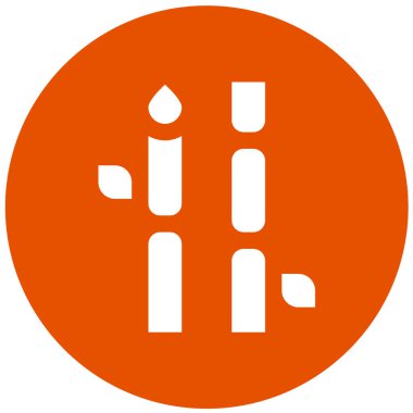 Şekerkamışı Vektör Simgesi Tasarım İllüstrasyonu