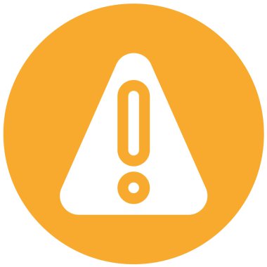 Tehlike Vektörü Simgesi Tasarım İllüstrasyonu