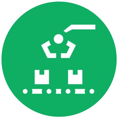 Taşıyıcı Kayış Vektör Simgesi Tasarım İllüstrasyonu