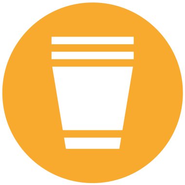 Çorba Kupası Vektör Simgesi Tasarımı Çizimi