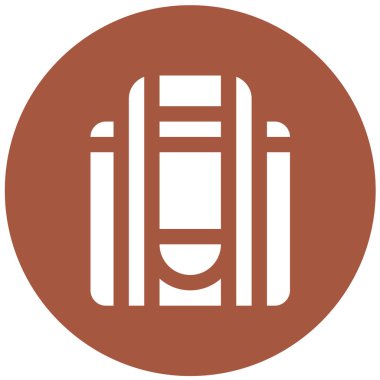 Teslimat Torbası Vektör Simgesi Tasarım İllüstrasyonu