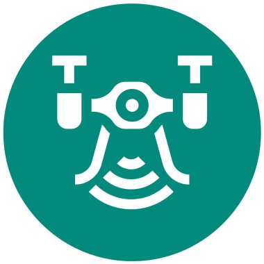 Drone Vektör Simgesi Tasarım İllüstrasyonu