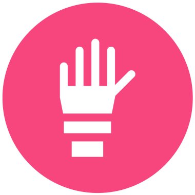 El Vektörü Simgesi Tasarım İllüstrasyonu