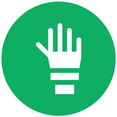 El Vektörü Simgesi Tasarım İllüstrasyonu