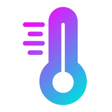 Termometre Silah Vektör Simgesi Tasarım İllüstrasyonu