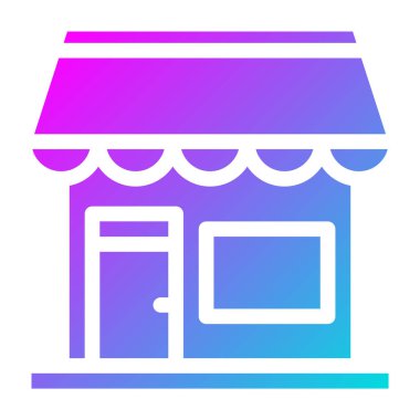 Alışveriş arabası Vektör Simgesi Tasarım İllüstrasyonu